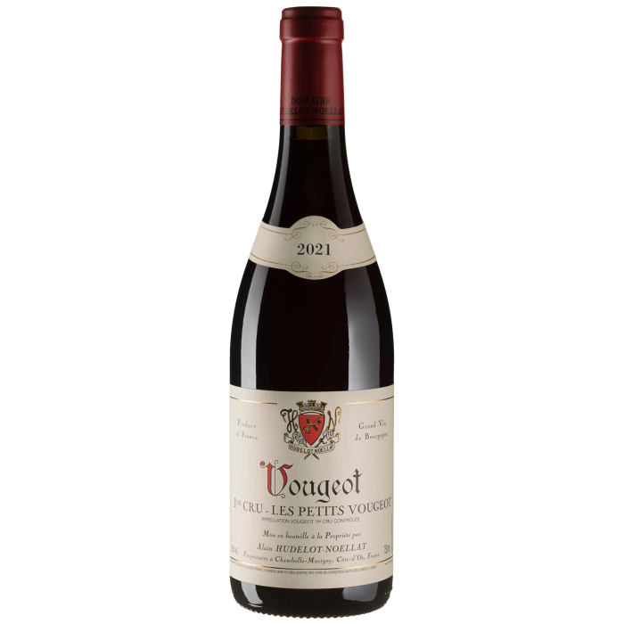 Вино Domaine Hudelot-Noellat Vougeot 1er cru Les Petits Vougeot / Вужо Прем'єр Крю Ле Пті Вужо 2021, червоне сухе, 0.75 л