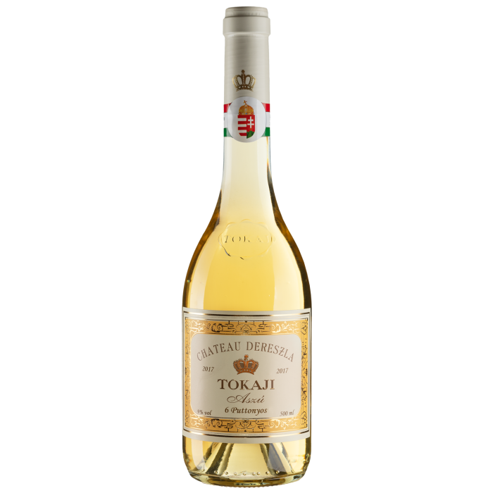 Вино Chateau Dereszla Tokaji Aszu 6 Puttonyos / Токай Азу 6 Путтонос 2017, біле солодке, 0.5 л Вино Chateau Dereszla Tokaji Aszu 6 Puttonyos / Токай Азу 6 Путтонос 2017, біле солодке, 0.5 л