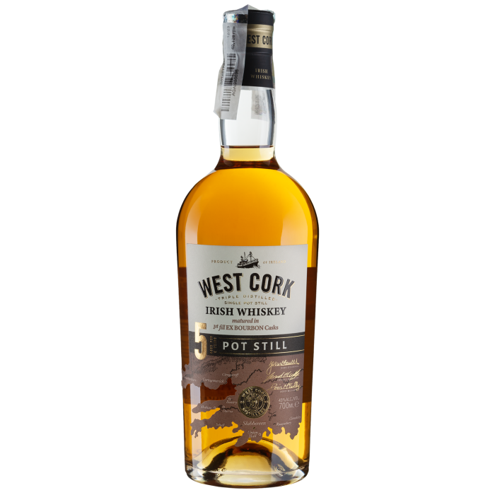 Віскі West Cork 5yo Pot Still, 0.7 л