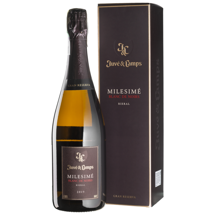 Ігристе Juve y Camps Millesime Blanc de Noirs, gift box / Міллезім Блан де Нуар, подарункова коробка 2019, біле, 0.75 л