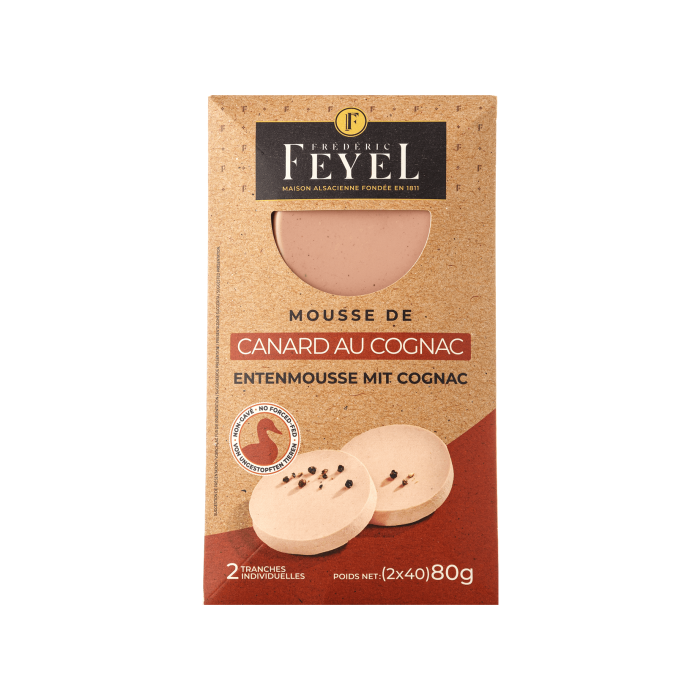 Мус качиний з коньяком 80г, Feyel