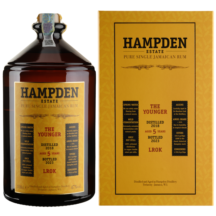 Ром Hampden 5yo Lrok The Younger, 3 л