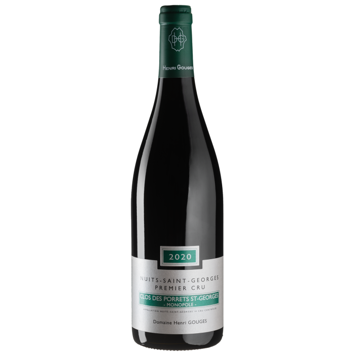 Вино Henri Gouges Nuits Saint Georges Premier Cru Clos des Porrets / Нюі Сен Жорж Прем'єр Крю Кло де Поре 2020, червоне сухе, 0.75 л