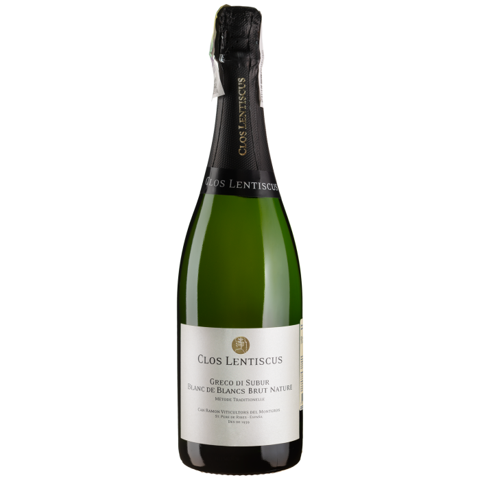 Ігристе Clos Lentiscus Blanc de Blancs Brut Nature / Блан де Блан Брют Натюр, біле, 0.75 л