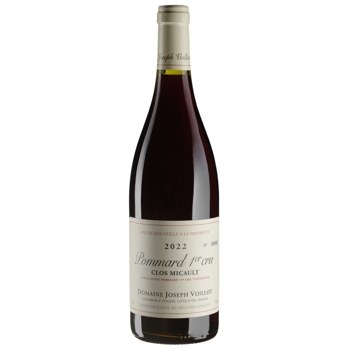 Вино Joseph Voillot Pommard 1er Cru Le Clos Micault / Поммар Прем'єр Крю Ле Кло Місо 2022, червоне сухе, 0.75 л