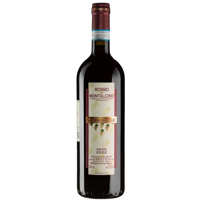 Вино Le Chiuse Rosso di Montalcino / Россо Ді Монтальчіно 2022, червоне сухе, 0.75 л
