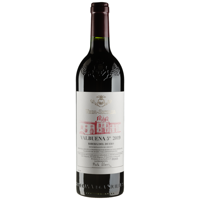 Вино Vega Sicilia Valbuena 5° / Вальбуена 5° 2019, червоне сухе, 0.75 л