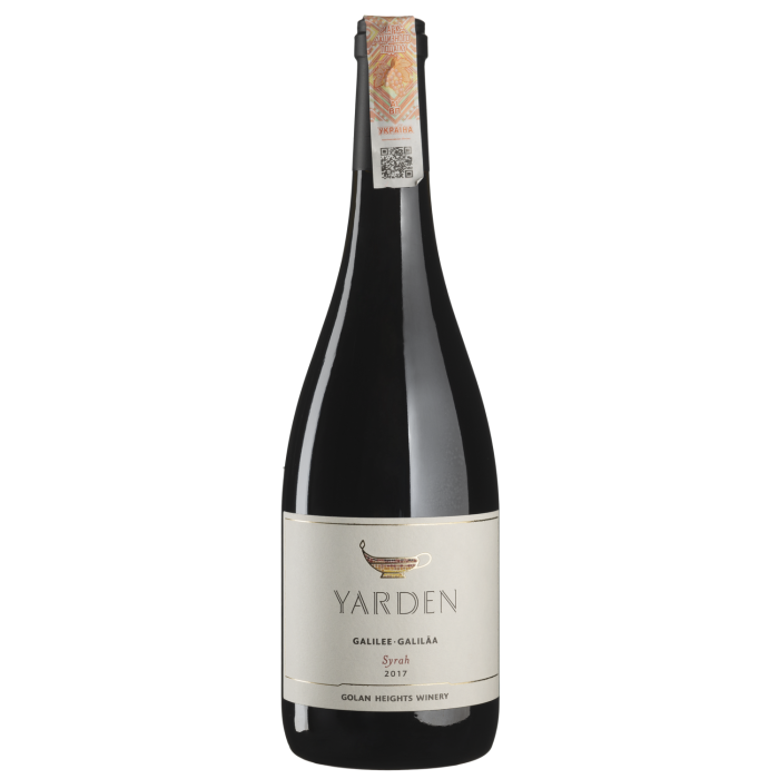 Вино Golan Heights Winery Syrah Yarden / Сіра Ярден 2019, червоне сухе, 0.75 л
