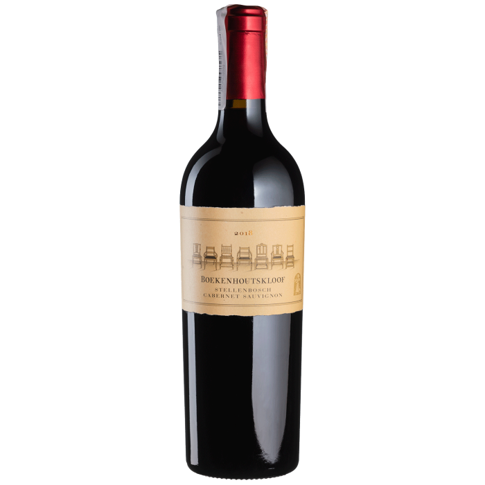 Вино Boekenhoutskloof Cabernet Sauvignon Stellenbosch / Каберне Совіньйон Стелленбош 2018, червоне сухе, 0.75 л