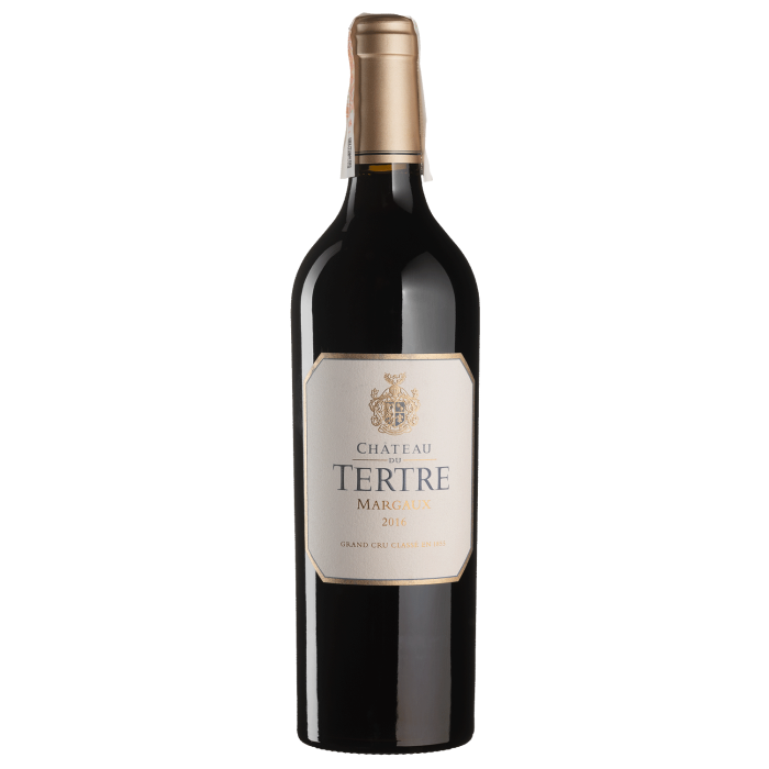 Вино Chateau du Tertre Chateau du Tertre / Шато дю Тертр 2016, червоне сухе, 0.75 л