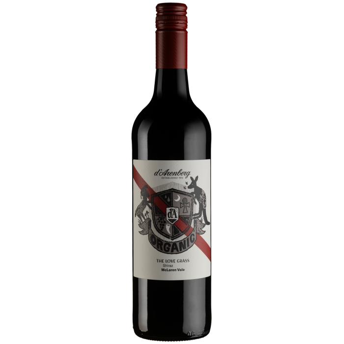 Вино d'Arenberg The Love Grass Shiraz / Зе Лав Грасс Шираз, червоне сухе, 0.75 л
