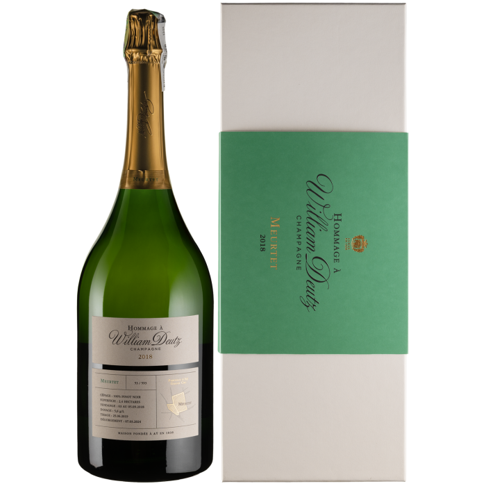 Шампанське Deutz Hommage a William Deutz Meurtet, gift box / Оммаж а Віль'ям Дойц Мерте, подарункова коробка 2018, біле, 1.5 л Шампанське Deutz Hommage a William Deutz Meurtet, gift box / Оммаж а Віль'ям Дойц Мерте, подарункова коробка 2018, біле, 1.5 л