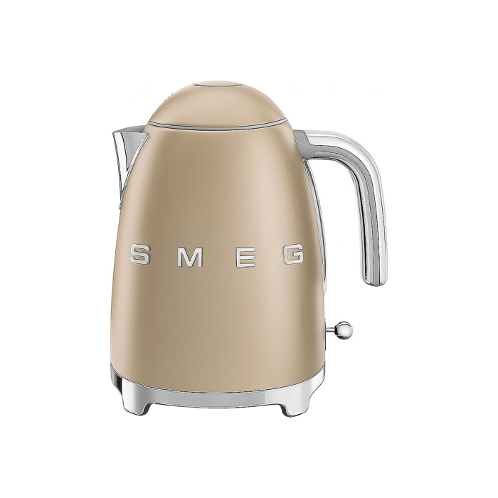 Чайник електричний матовий кольору шампань стиль 50х, SMEG