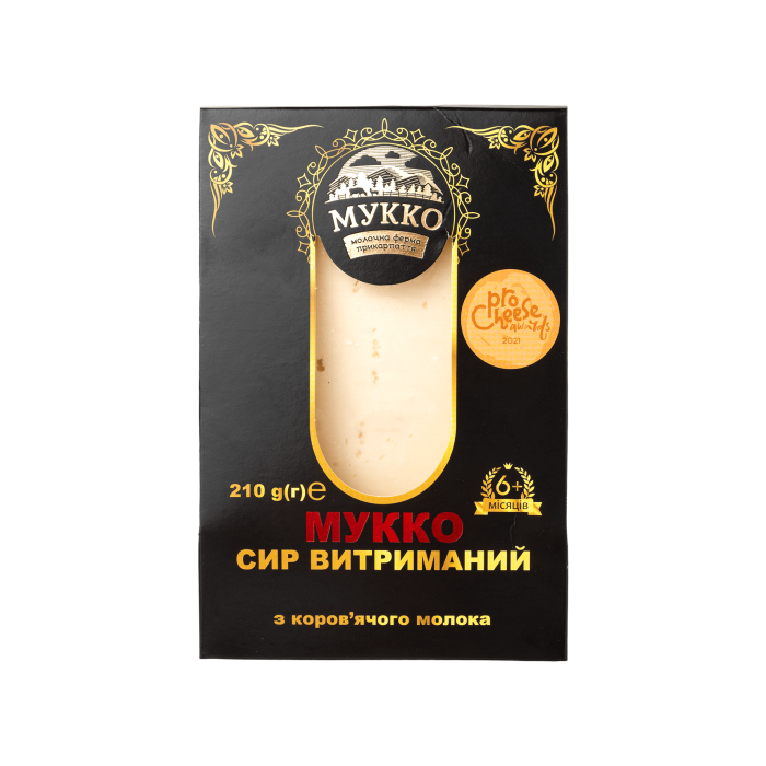 Сир твердий з коров'ячого молока 