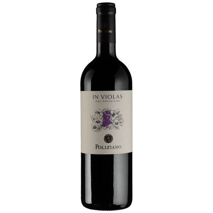 Вино Poliziano In Violas Cortona / Ін Віола Кортона, червоне сухе, 0.75 л