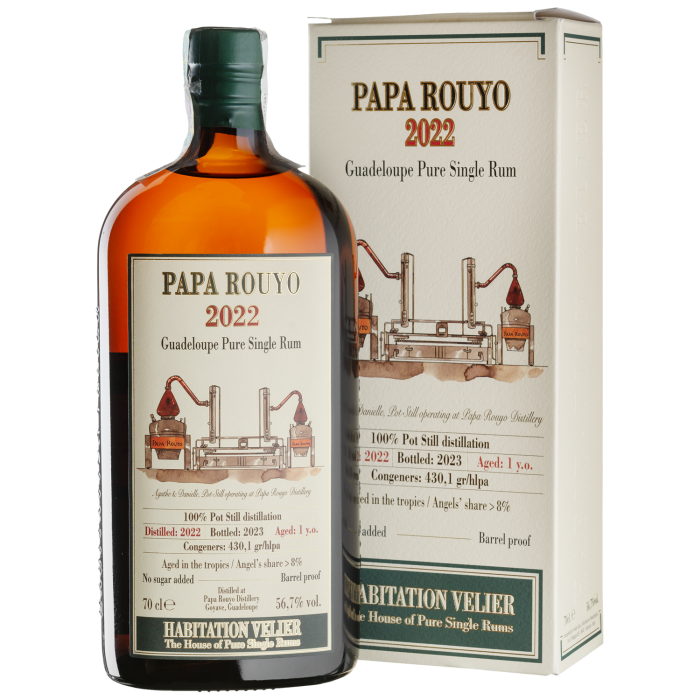 Ром Habitation Velier Papa Rouyo 1yo, 0.7 л