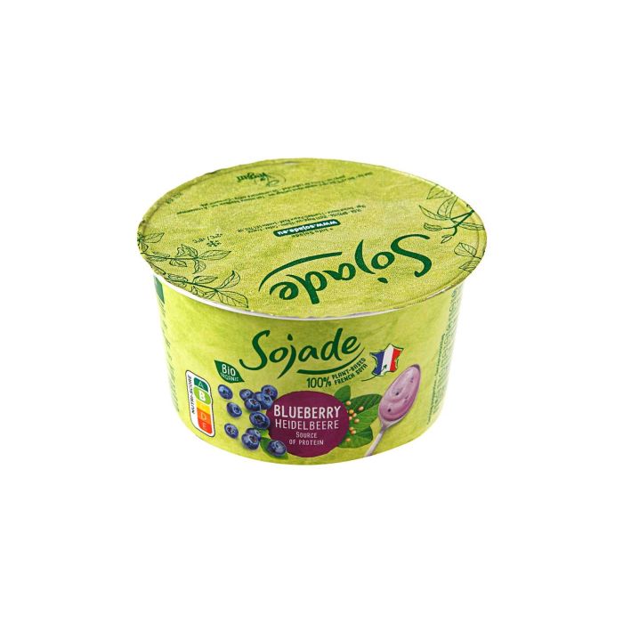 Продукт з ферментованої сої з чорницею органічний 150г, Sojade