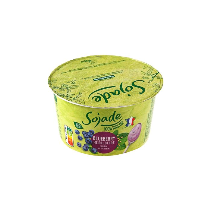 Продукт з ферментованої сої з чорницею органічний 150г, Sojade Продукт з ферментованої сої з чорницею органічний 150г, Sojade
