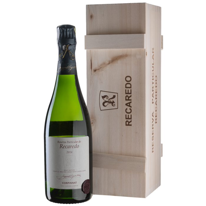 Ігристе Recaredo Reserva Particular de Recaredo, wooden box / Резерва Партікулар де Рекаредо Брют Натюр, дерев'яна коробка 2014, біле, 0.75 л
