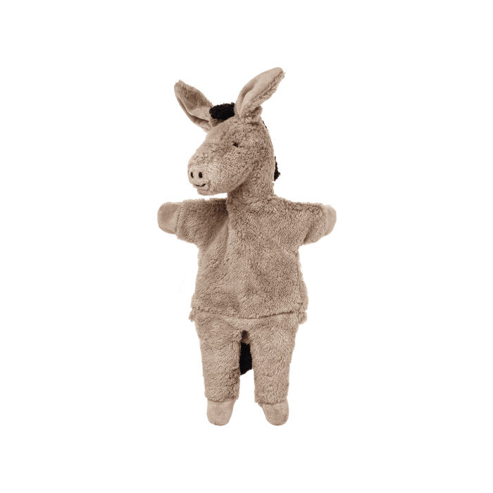 Іграшка м'яка плюшева Осел сірий Hand puppet, Senger Naturwelt