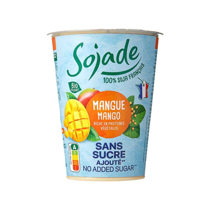 Продукт з ферментованої сої з манго без доданого цукру органічний 400г, Sojade