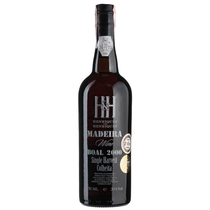 Мадера Henriques & Henriques Boal / Боал 2000, біле напівсолодке, 0.75 л