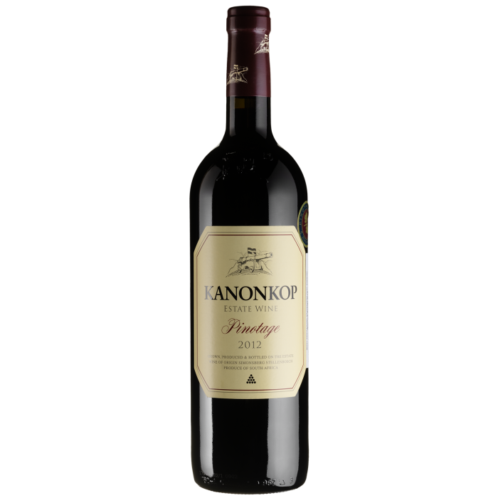 Вино Kanonkop Pinotage Estate / Пінотаж Естейт 2012, червоне сухе, 0.75 л