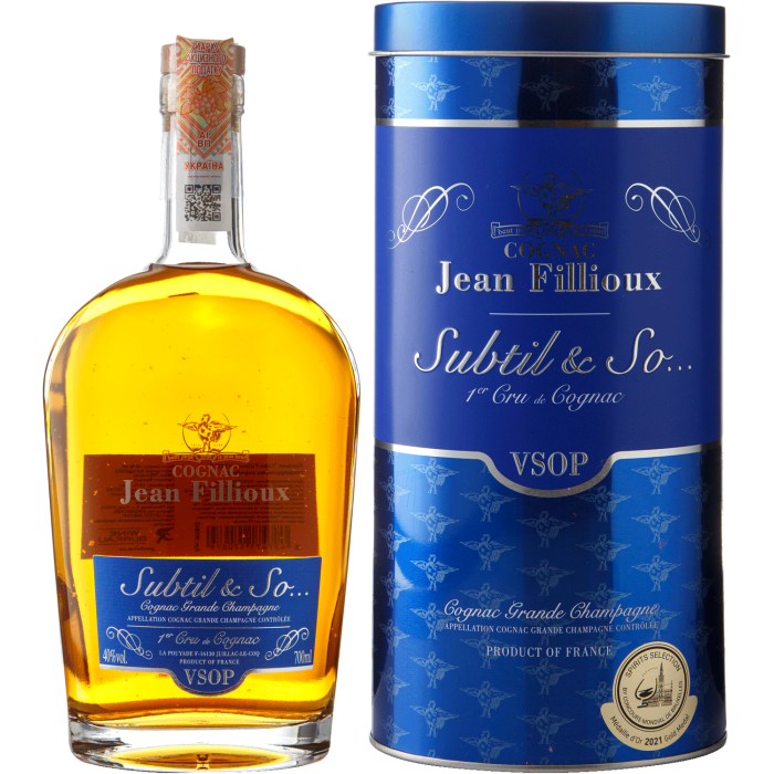 Коньяк Jean Fillioux VSOP, 0.7 л