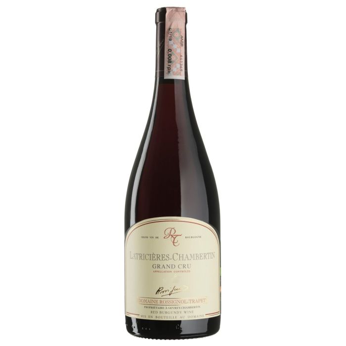 Вино Domaine Rossignol Trapet Latricieres Chambertin / Латрісьє Шамбертен 2020, червоне сухе, 0.75 л