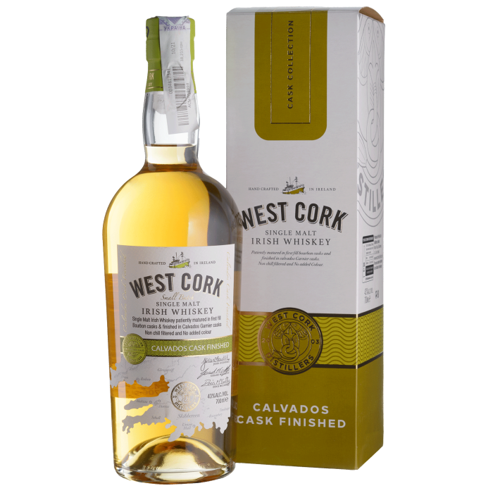 Віскі West Cork Small Batch Calvados Cask, 0.7 л
