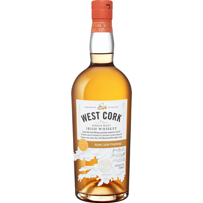 Віскі West Cork Small Batch Rum Cask, 0.7 л Віскі West Cork Small Batch Rum Cask, 0.7 л