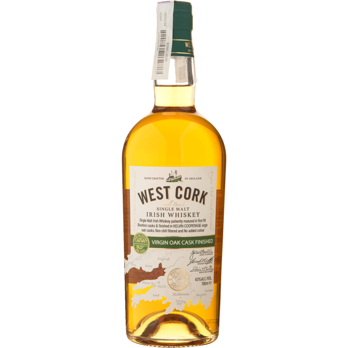 Віскі West Cork Small Batch Virgin Cask, 0.7 л