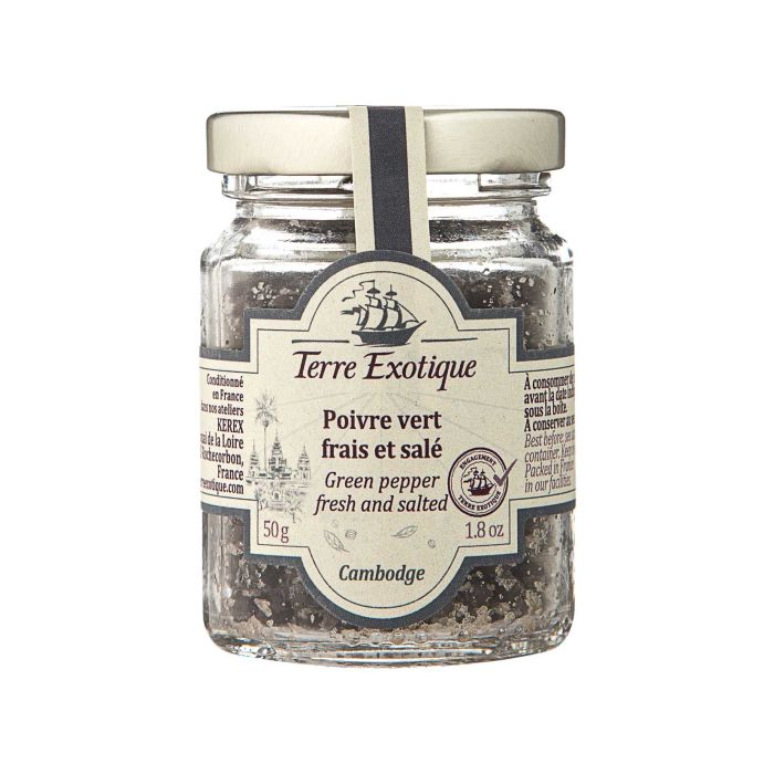 Перець зелений ферментований солоний 50г, Terre Exotique