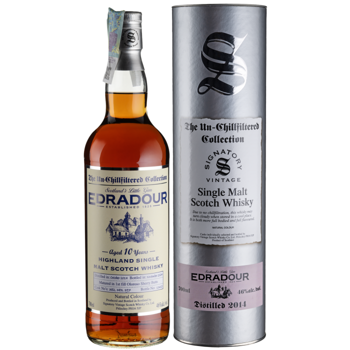 Віскі Signatory Edradour Unchillfiltered, 0.7 л