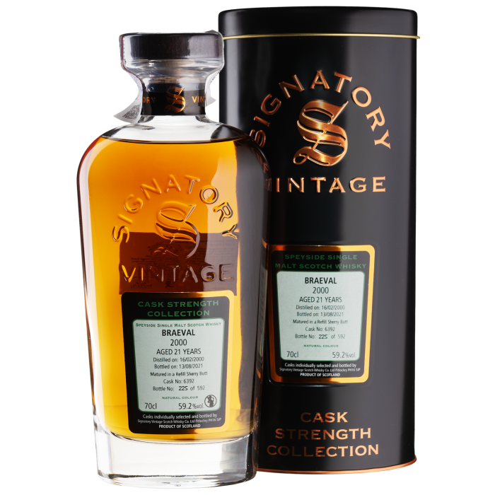 Віскі Signatory Braeval Cask Strength, 0.7 л