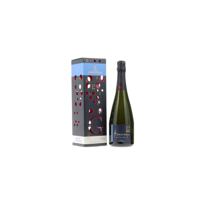 Шампанське Henri Giraud Hommage Au Pinot Noir, gift box / Оммаж Аі Піно Нуар, подарункова коробка, біле, 0.75 л