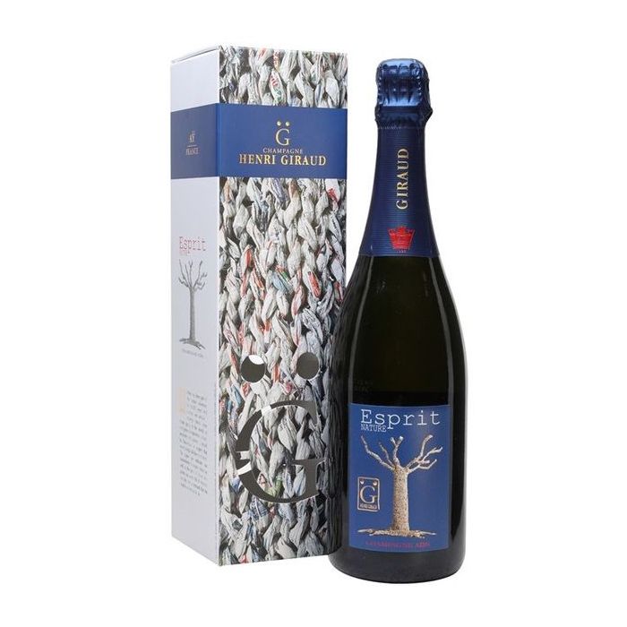 Шампанське Henri Giraud Esprit Nature, gift box / Еспрі Натюр, подарункова коробка, біле, 0.75 л