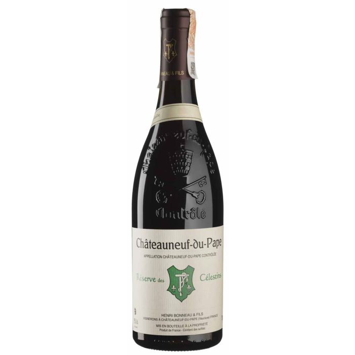 Вино Henri Bonneau_dupQm65 Chateauneuf-du-Pape Reserve des Celestins / Шатоньоф-дю-Пап Резерв де Селестен 2016, червоне сухе, 0.75 л