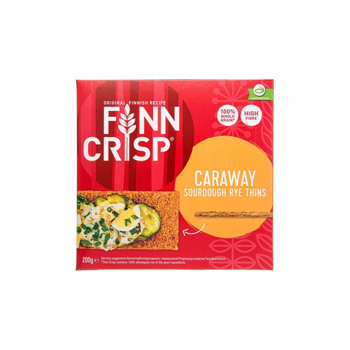 Сухарики житні з кмином 200г, FINN CRISP
