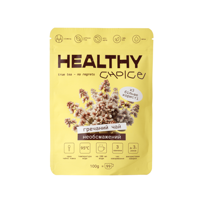 Чай гречаний 100г, Healthy Choice