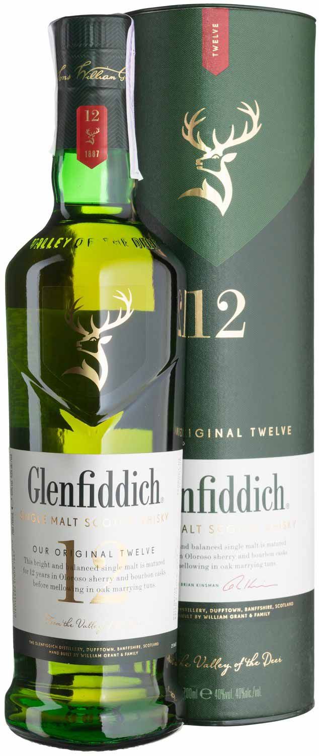 Виски Glenfiddich 12 yo - 0,7 л - купить в Киеве, цена 2707 грн ...