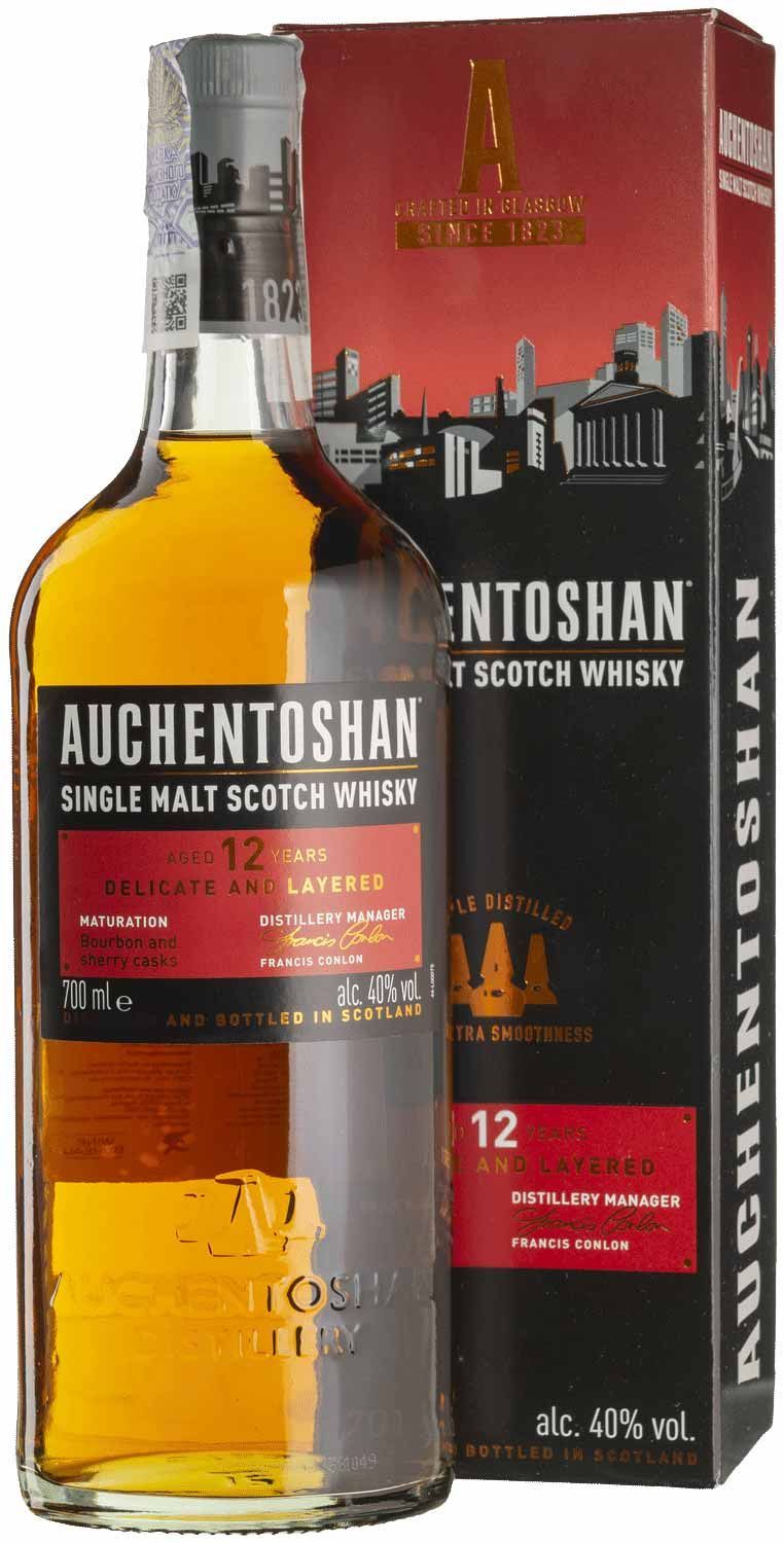 Виски Auchentoshan 12yo - 0,7 л - купить в Киеве, цена 2120 грн