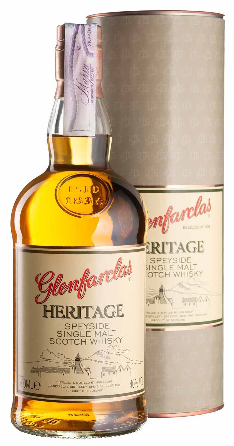 Виски Glenfarclas Heritage, tube - 0,7 л - купить в Киеве, цена