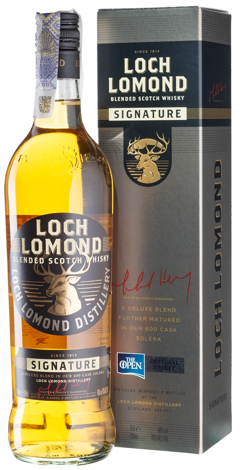 Віскі Loch Lomond Signature - 0,7 л - купити в Києві, ціна 814 грн