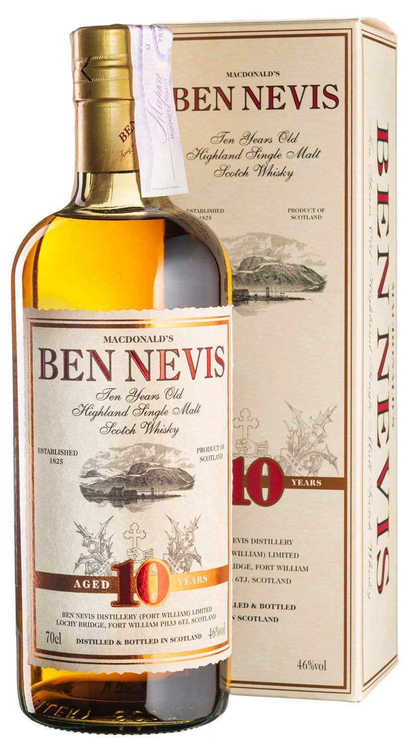 Виски Ben Nevis 10yo, gift box - 0,7 л - купить в Киеве, цена 3804