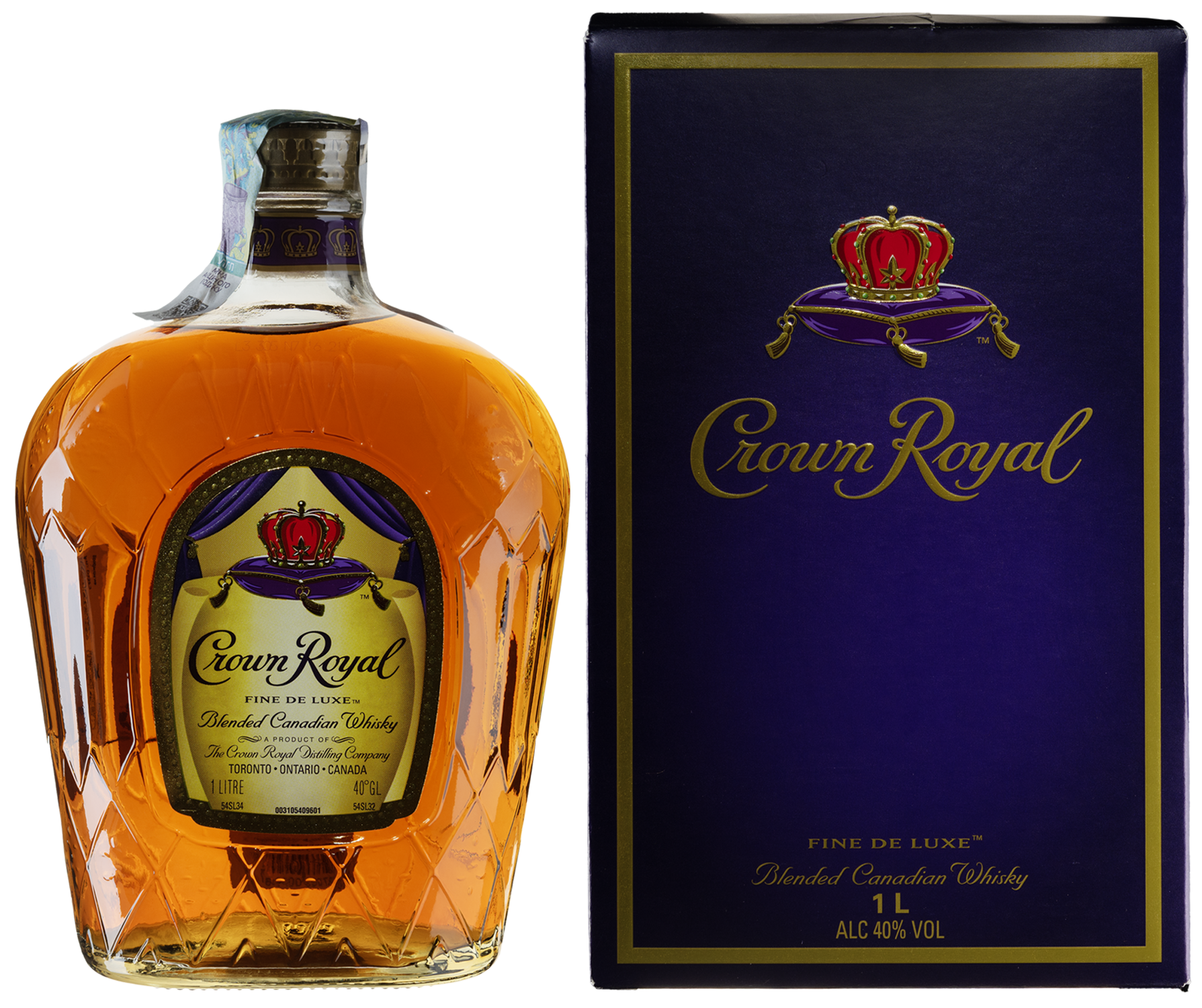 Віскі Crown Royal - 1 л - купити в Києві, ціна 1902 грн | Goodwine