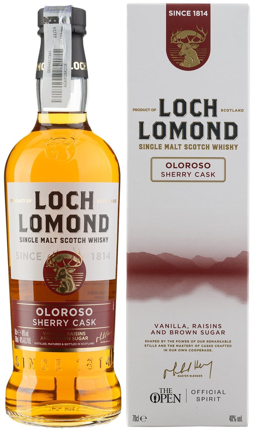 Віскі Loch Lomond Oloroso Sherry Cask (gift box), 0.7 л - купити в