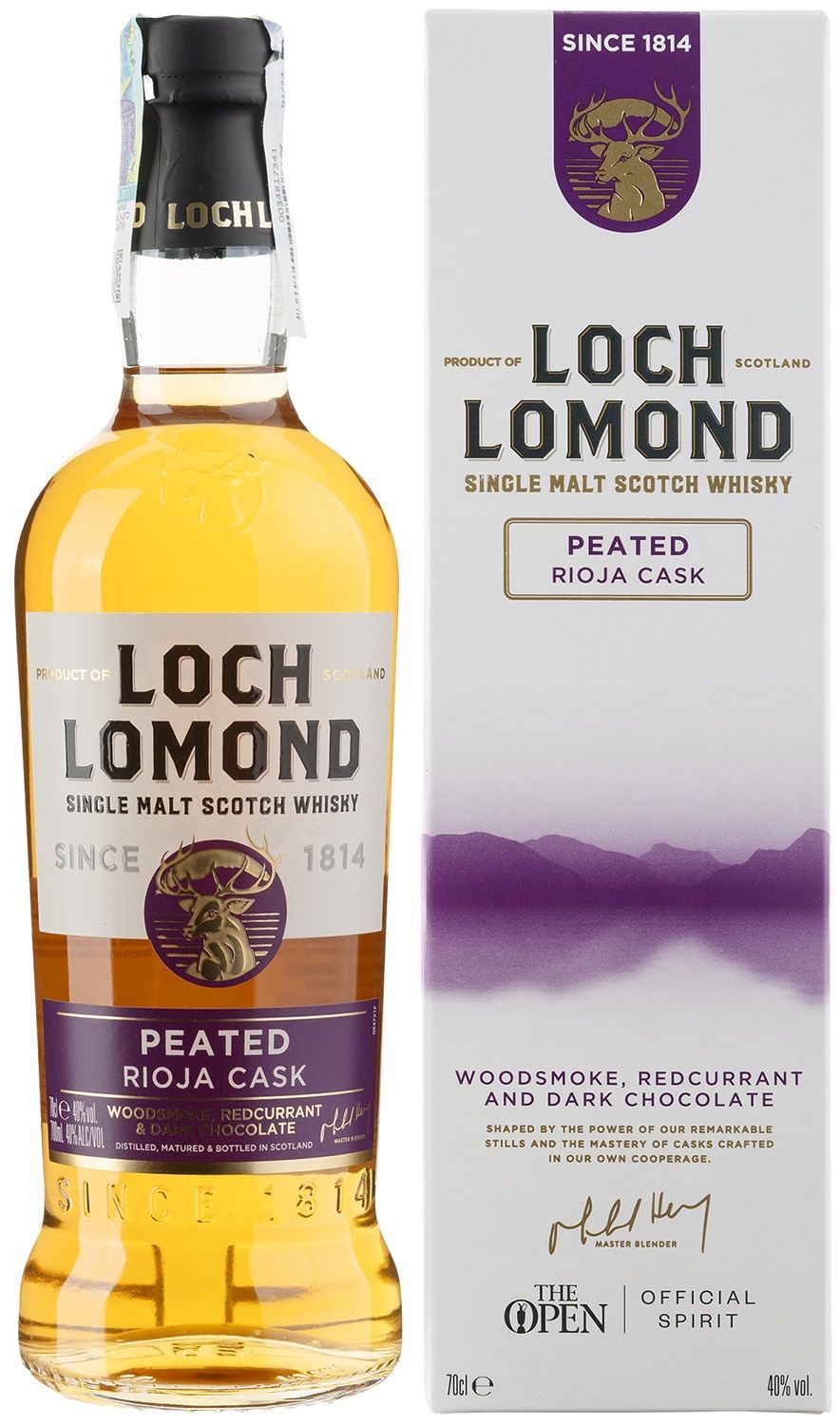 Виски Loch Lomond Peated Rioja Cask (gift box), 0.7 л - купить в
