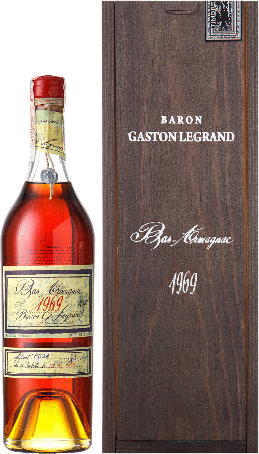 古酒1969 Baron Gaston Legrand Арманьяк Baron Gaston Legrand Bas Armagnac 1969 1969 - 0,7 л
