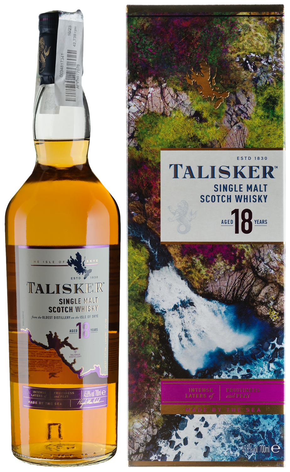 Віскі Talisker 18yo - 0,7 л - купити в Києві, ціна 12900 грн